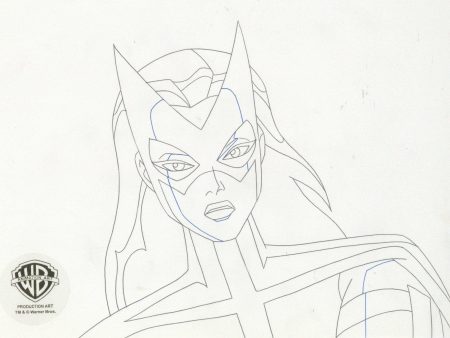 Justice League Unlimited Original Production Drawing: Huntress For Sale