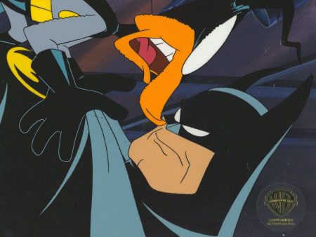 Tiny Toons Original Production Cel: Batduck and Batman Hot on Sale