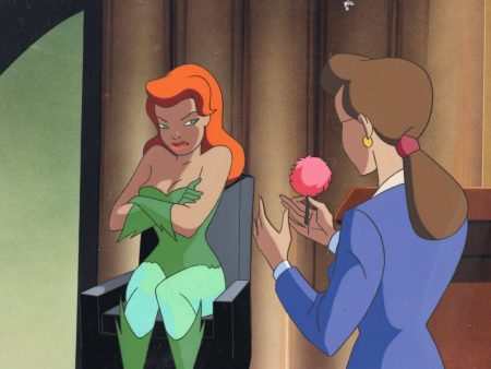 Batman The Animated Series Original Production Cel:  Poison Ivy Supply