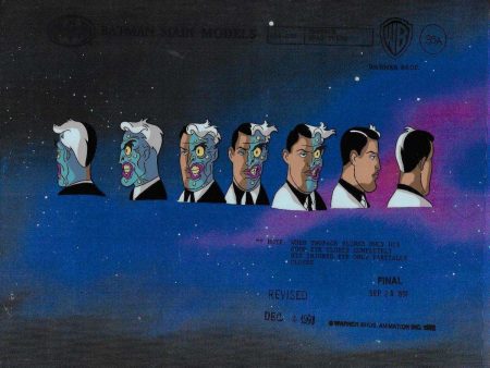 Batman Two Face Model Cel On Printed Background Sale