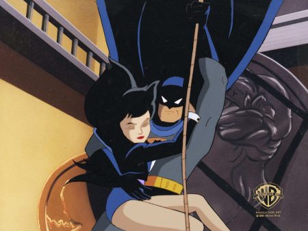 Batman The Animated Series Original Production Cel: Batman and Zatanna Discount