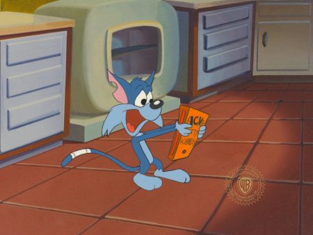 Tiny Toons Original Production Cel: Furrball Fashion