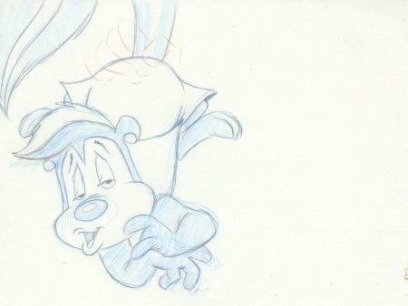 Space Jam Original Production Drawing: Pepe Le Pew on Sale