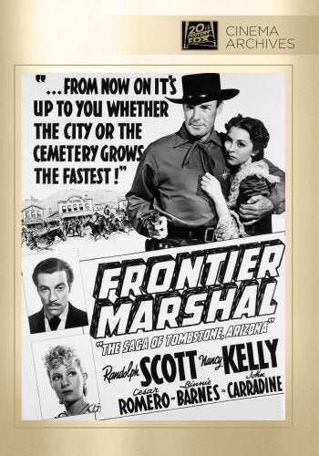 FRONTIER MARSHALL  - DVD-1939-CESAR ROMERO-FOX CINEMA ARCHIVE Online Hot Sale