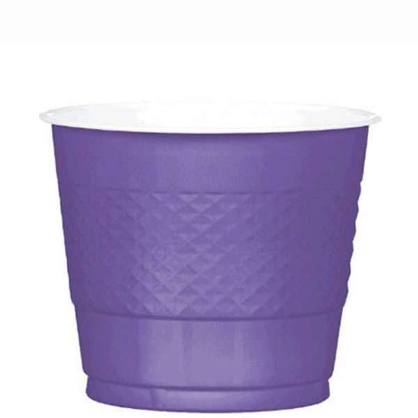 Purple Plastic Cups 9oz, 20pcs Hot on Sale