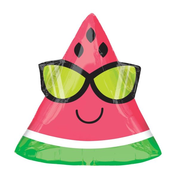 Fun in the Sun Watermelon Junior Shape Balloon 46x13cm Online now