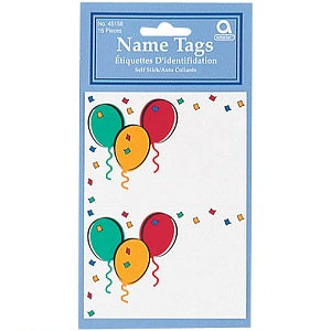 Balloon Party Name Tag Online Sale