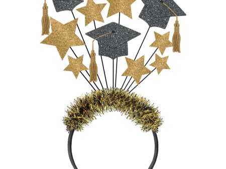 Grad Caps Glitter Headpiece Discount