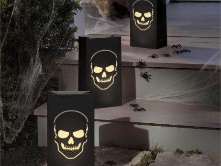 Boneyard Luminary Paper Bags 6pcs Online now