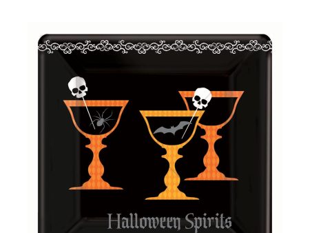 Halloween Spirits Square Plates 18pcs For Sale