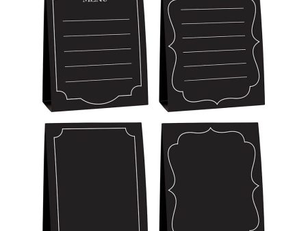 Chalkboard Paper Large Menu Cards 4pcs For Cheap