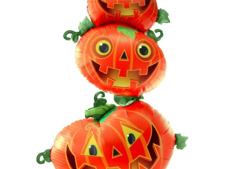 Stacking Pumpkins Giant Multi-Balloon 101x154cm Hot on Sale