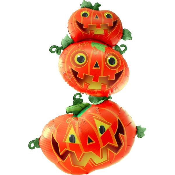 Stacking Pumpkins Giant Multi-Balloon 101x154cm Hot on Sale