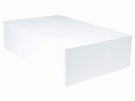 White Gift Box 19 x 12in Online now