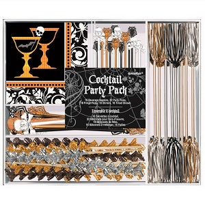 Halloween Cocktail Party Pack 96pcs on Sale