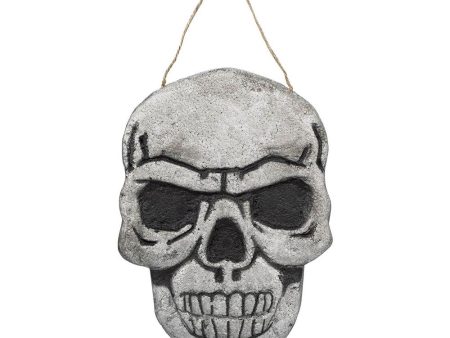 Foam Skull Sign 11.5in x 8.5in Hot on Sale