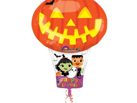 Pumpkin Hot Air Balloon Junior Shape Balloon 27in Sale