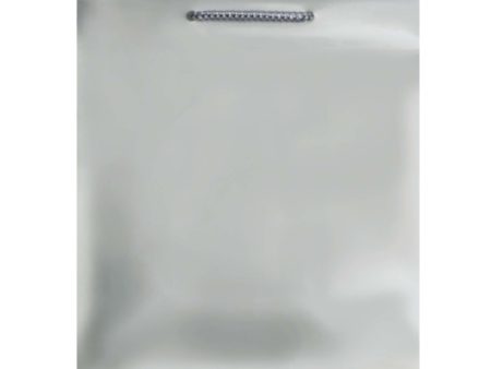 Silver Matte Medium Bag For Cheap