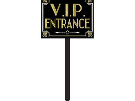 Glitz & Glam VIP Entrance Yard Stake Fashion