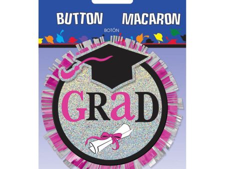 Sparkling Grad Big Button Fun Online Sale