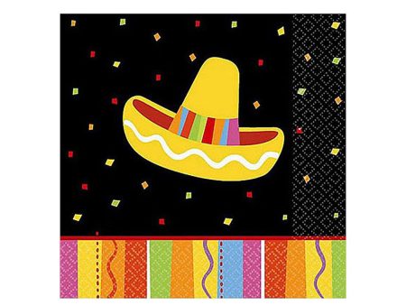 Fiesta Fun Beverage Tissues 16pcs Online