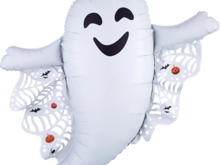 Ghost Intricates SuperShape Balloon 81x76cm For Sale