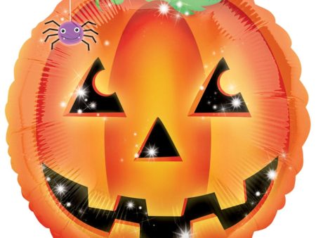 Playful Pumpkin Foil Balloon 18in Discount