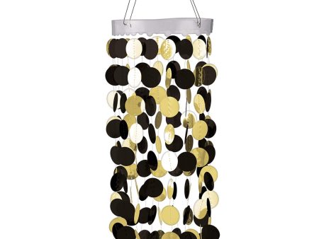 Black Hanging Circle Chandelier Sale