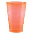 Orange Neon Plastic Cups 16oz, 50pcs Cheap