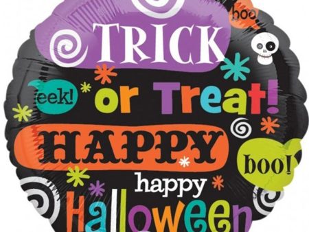 Halloween Messages Foil Balloon 18in Online Sale