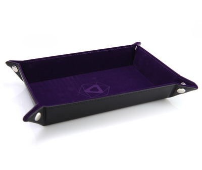 Die Hard Folding Rectangle Tray - Purple Velvet For Discount